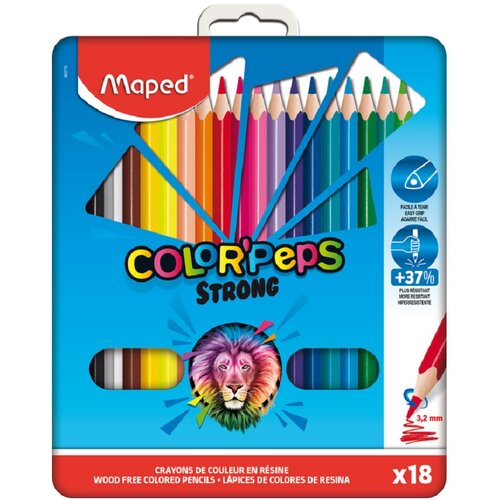 Maped drvene bojice COLOR`PEPS metal strong 1/18 Cene