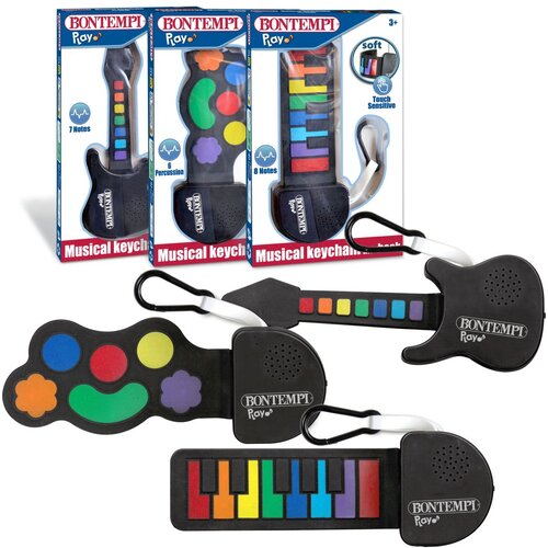 Bontempi Sort glasbenih obeskvov, 3 različni modeli ( kitara, boben, klavijature) Slike