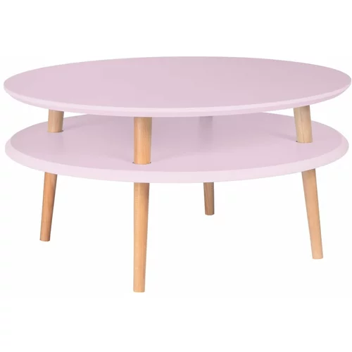 Ragaba ružičasti stolić UFO, Ø 70 cm