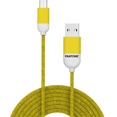 Pantone micro usb kabl MC001 u žutoj boji Slike