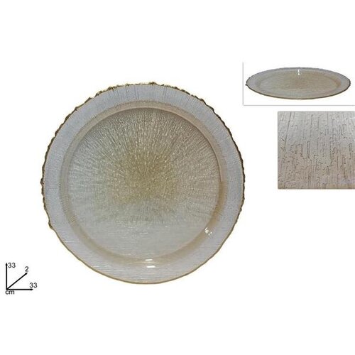  OVAL 33 CM ZLATNI STAKLENI Cijene