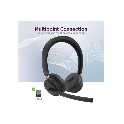 Lenovo ANC Headset 6550 Wireless Head-band Office /Call center USB Type-C Bluetooth Black Slike