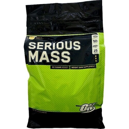 Optimum Nutrition serious mass 5450 g jagoda Slike