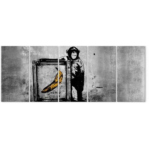  Slika - Banksy: Monkey with Frame 225x90 Standard Slike