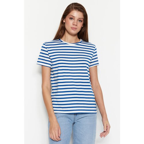 Trendyol T-Shirt - Navy blue - Regular Cene