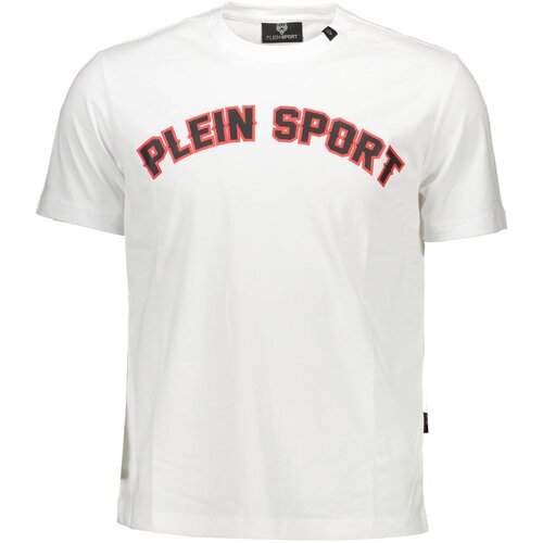 Plein Sport WHITE MEN&#39;S SHORT SLEEVE T-SHIRT Cene