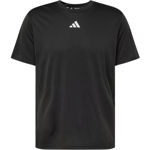 Adidas Tehnička sportska majica 'HIIT' crna / bijela