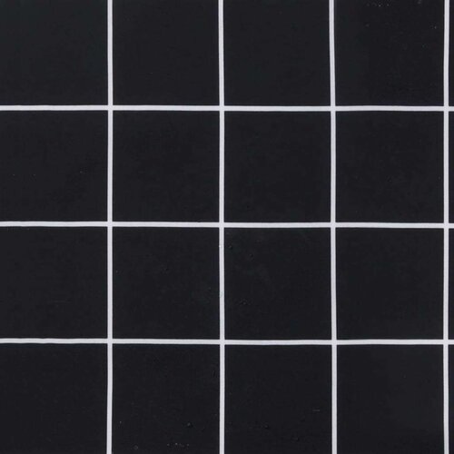  Jastuci za stolice 2 kom crni karirani 40x40x7 cm od tkanine Slike
