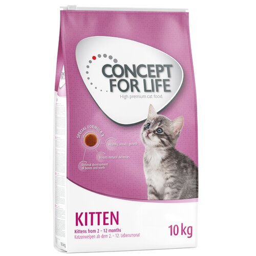 Concept for Life Kitten &ndash; izbolj&scaron;ana receptura! - Vačrno pakiranje: 2 x 10 kg Cijene