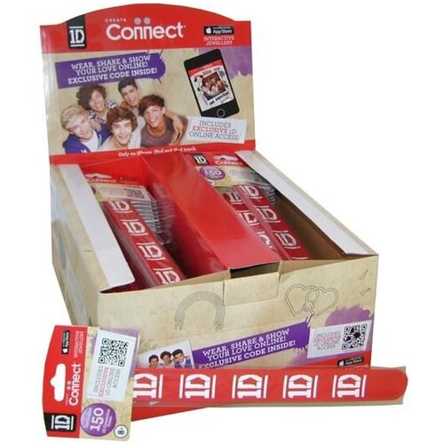 One Direction Crvena-ID narukvica logo 1D210 Cene