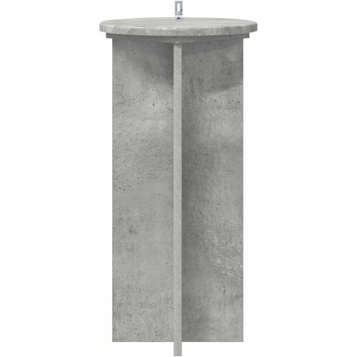  Stalak za biljke 2 pcs Betonska siva 29,5 x 29,5 x 60 cm Slike