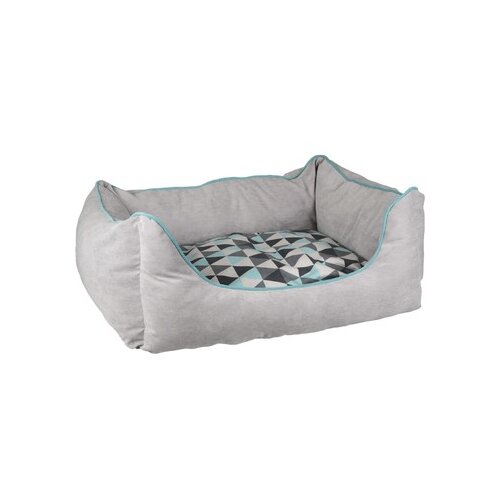 Flamingo mercure krevet za pse, pravougaoni, sivi, 90x70x35 cm Cene