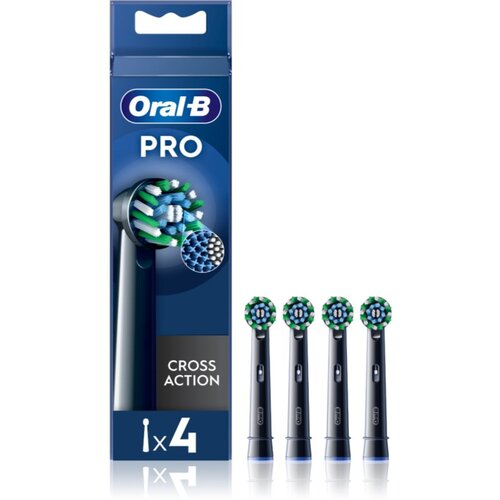 Oral-b PRO Cross Action nadomestne glave za zobno &amp;scaron;četko Black 4 kos Slike