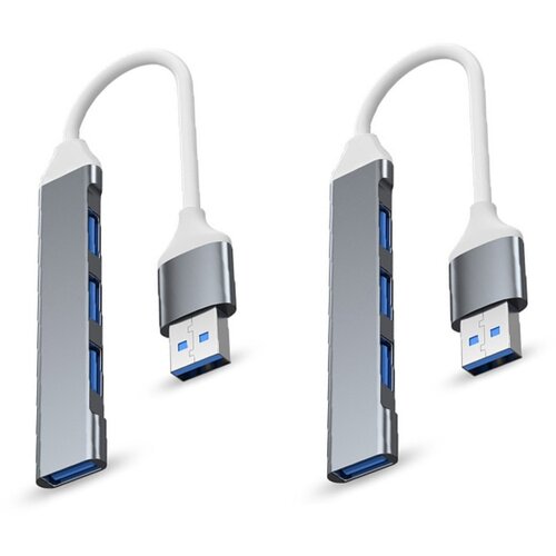 INF Večnamenski USB C razdelilnik 1 v 4 USB 3.0, aluminij, 2 kosa Gray, (5000282765) Cene