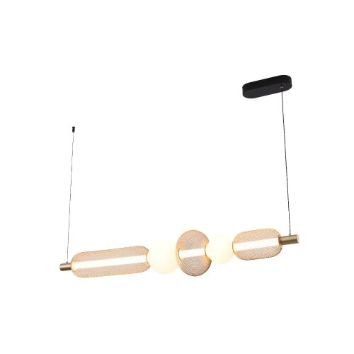 Zuma line MD2596-5B-3BGT - led luster na sajli sarr 27W/230V 3000-5700K zlatni + daljinski upravljač Slike