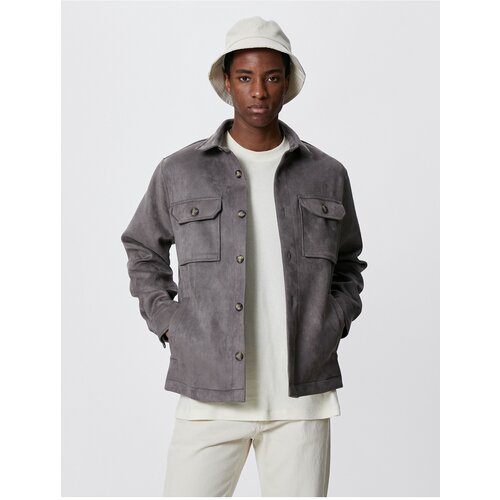 Koton Winter Jacket - Gray - Regular Cene