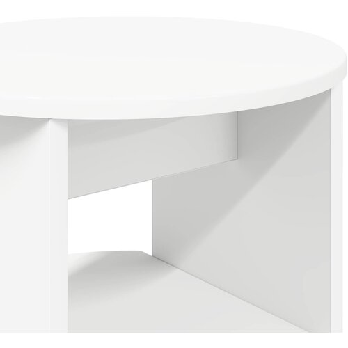  Pomoćni ormarić 2 pcs Bijeli &amp;Oslash;40 x 50 cm Konstrukcijsko drvo Slike