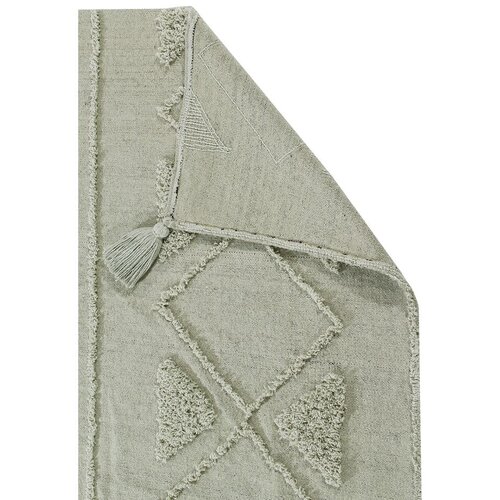 Lorena Canals Tribu bombažna preproga, olivna - 170x240cm Slike