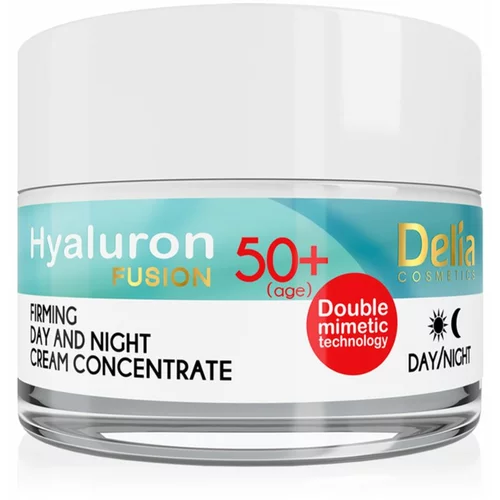 Delia Cosmetics Hyaluron Fusion 50+ učvrstitvena krema proti gubam 50 ml