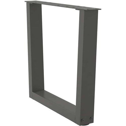  Noge blagovaonskog stola V-oblika 2 kom antracit 60x(42-43 3)cm Slike