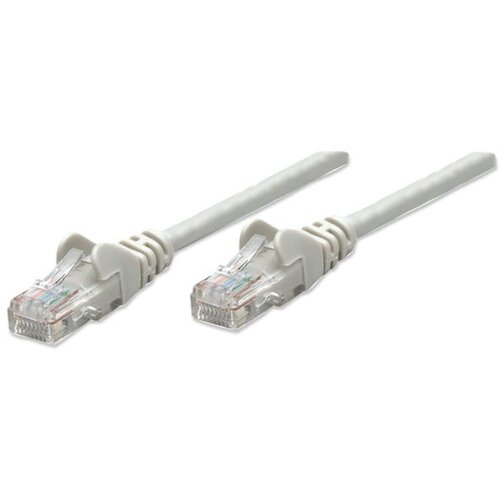 Intellinet 318976 RJ45 mrežni kabel, Patch kabel cat 5e U/UTP 2.00 m siva 1 St. Cijene