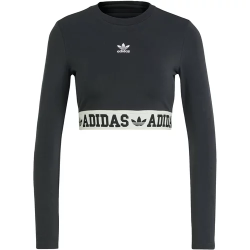 Adidas Majica crna / bijela