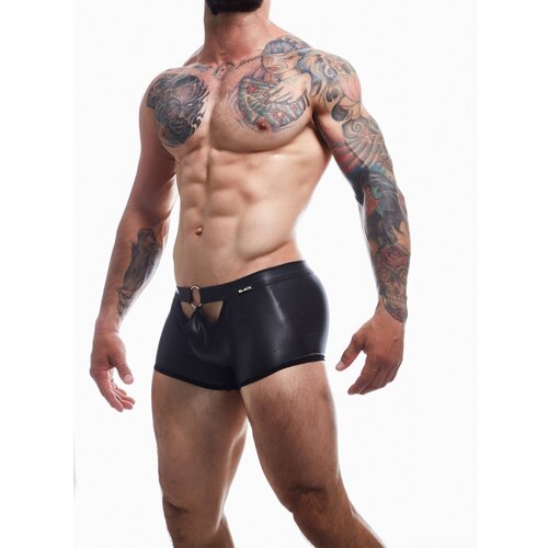 Cut4Men BL4CK03 Peekaboo Mini Pants Black M Cene