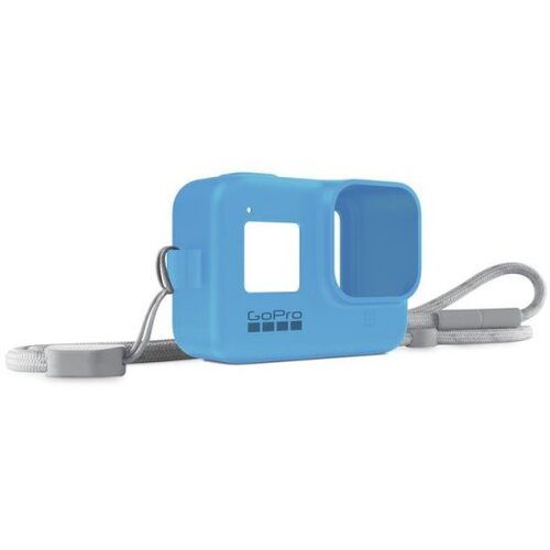 GoPro AJSST-003 silikonska futrola sa podesivim kai&amp;scaron;on za HERO8 Black plava Slike