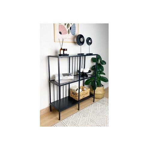 Hanah home sideboard komoda sunny black fume Slike