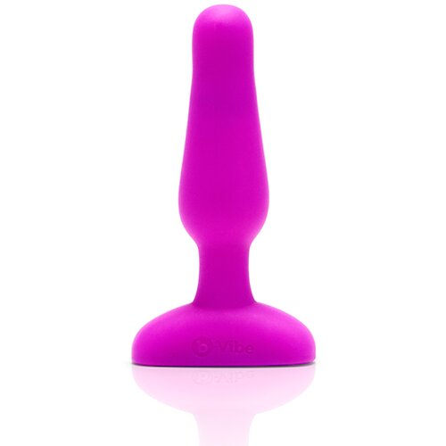 b-Vibe Vibracijski analni čep - Novice, živo roza Cene