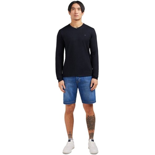 Eden Park Majice z dolgimi rokavi PPKNITLE0008 Črna Cene