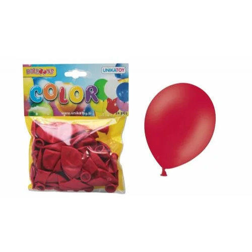 Unikatoy baloni 24784, rdeči, 24 kosov