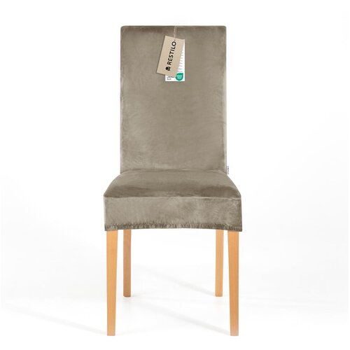 Restilo Sivo-bež rastezljiva presvlaka za stolicu 48 cm Sento &amp;ndash; Slike