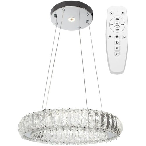 Toolight Kristalna LED stropna svjetiljka App1040-CP + daljinski upravljač Cene