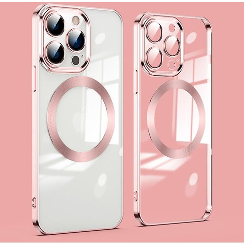 INORCO Za iPhone 12 Pro Max Funda magnetica za telefon, združljiv s prosojnostjo za telefon MagSafe Acrylic + TPU z za&amp;scaron;čito za lente de vidrio, (22036379) Slike