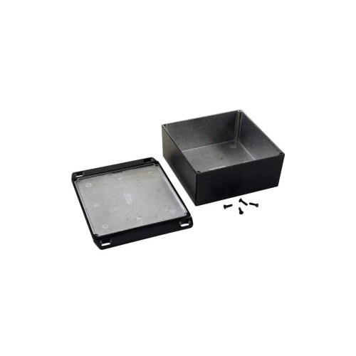 Hammond Electronics Univerzalno kućište 125 x 125 x 57 Aluminijum Crna 1590WKKFLBK 1 ST Cijene
