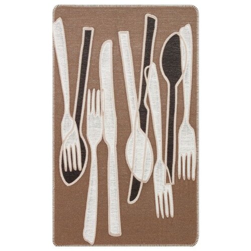 Conceptum Hypnose arn 06 - brown, white brownwhite carpet (75 x 120) Slike
