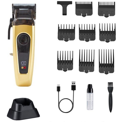 INF Profesionalni strižnik las z brezkrtačnim motorjem in priročno polnilno postajo Gold, (5000072149) Slike