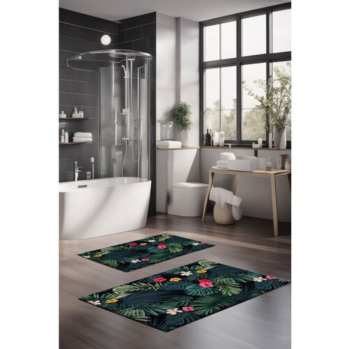  CT-5302 multicolor bathmat set (2 pieces) Cene