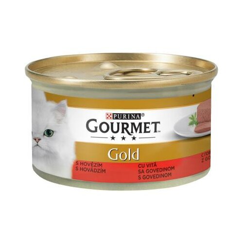 Purina gourmet gold pašteta za mačke govedina 85g Cene
