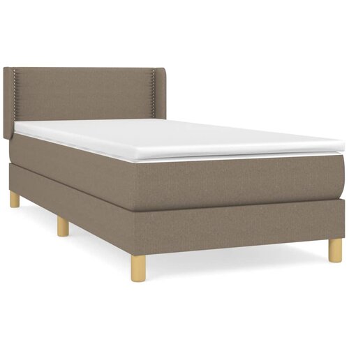 Maison Chic Box spring postelja - Vzmetna postelja z vzmetnico taupe 90x190 cm blago SL13944, (21882986) Slike