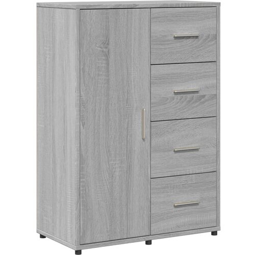 Maison Chic Komoda - Predalnik siva sonoma 60x31x84 cm inženirski les, (21717615) Cene
