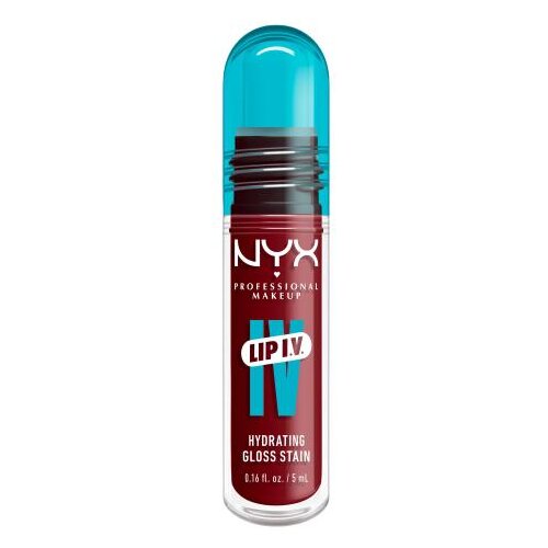 NYX Professional Makeup Lip I.V. Hydrating Gloss Stain glos za ustnice 5 ml odtenek 13 Cranberry Splash Slike