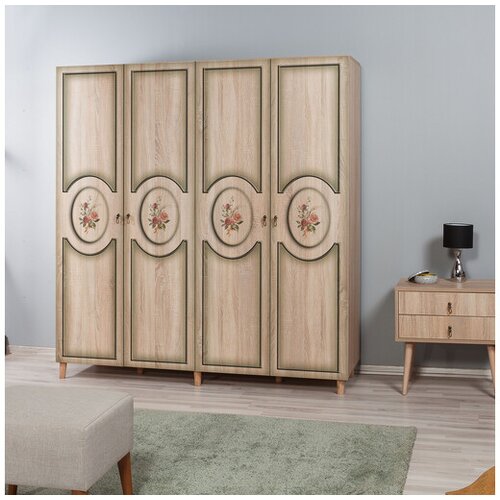 Hanah home Ormar Imaj-421, 180x192x52 cm, Hrast Cijene