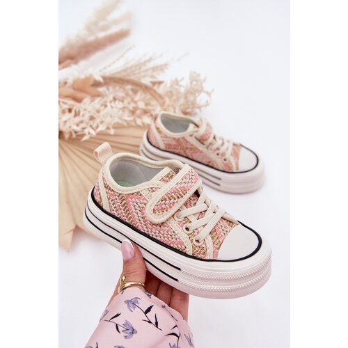 Boto Girls Velcro Sneakers Pink Zelina Cene