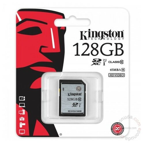 Kingston 128GB SD10VG2/128GB memorijska kartica Slike