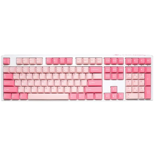 Ducky one 3 gossamer pink keyboard gaming usb us english pink, white