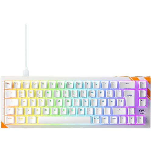 Cherry K5 PRO TMR COMPACT keyboard Gaming USB QWERTZ German Orange, White Cijene