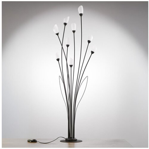 Jupiter 2058 - Stojeća lampa GLORIOSA 9xG9/14W/230V crna Cene