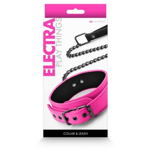 Electra - Collar &amp; Leash - Pink NSTOYS0951 Cene